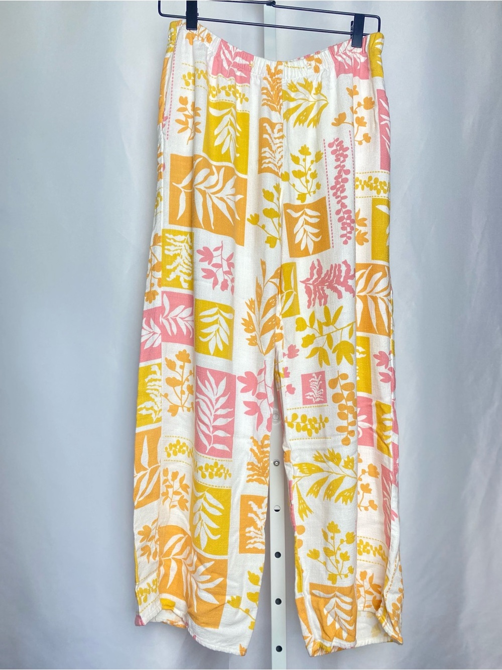 💙3/$6 Sienna Sky Women’s Wide Leg Multi-color Elastic Pull-on Dress Pants M/L